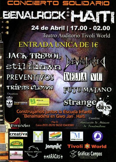Concierto Solidario a favor de Haití